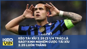 Kèo tài xỉu 2.25 là gì? Cách đọc và mẹo cược thắng lớn cho người mới