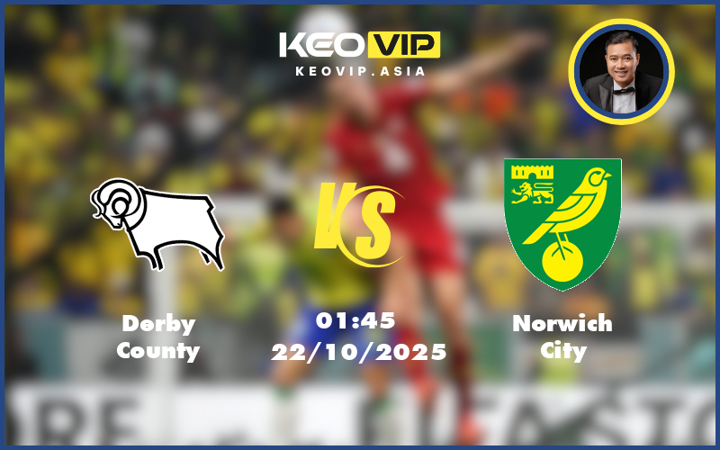 derby county norwich city 22 10 hang nhat anh - Nhận định soi kèo Derby County gặp Norwich City 01:45 ngày 22/10/2025 tại Hạng Nhất Anh