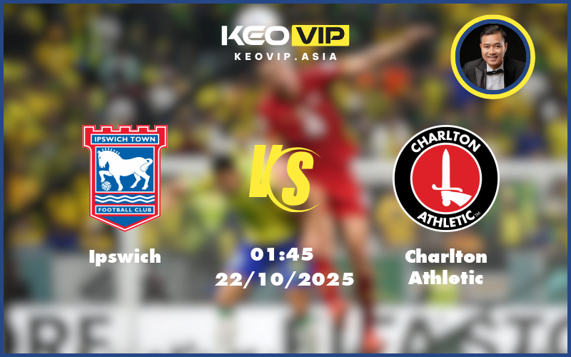 ipswich charlton athletic 22 10 hang nhat anh - Nhận định soi kèo Ipswich gặp Charlton Athletic 01:45 ngày 22/10/2025 tại Hạng Nhất Anh
