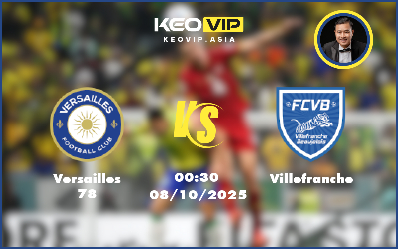versailles 78 villefranche 08 10 hang 3 phap - Nhận định soi kèo Versailles 78 gặp Villefranche 00:30 ngày 08/10/2025 tại Hạng 3 Pháp
