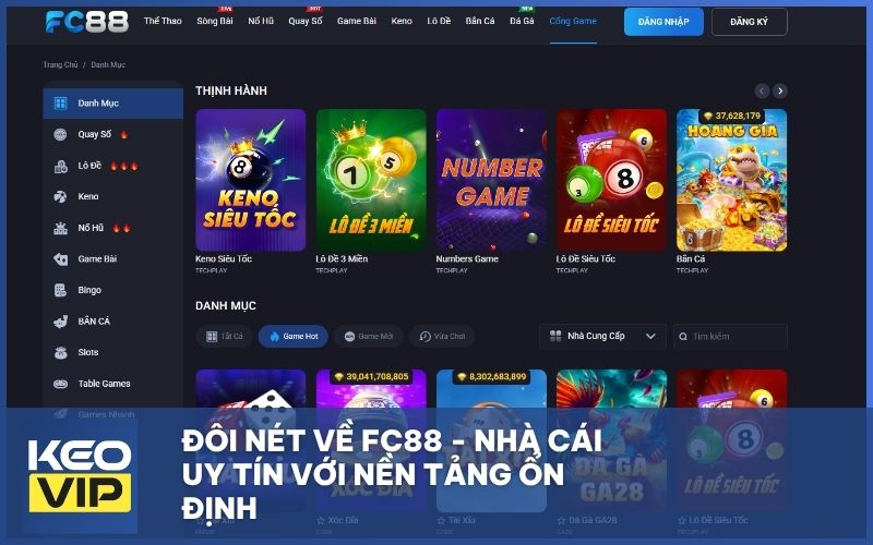 Đôi nét về FC88 - Nhà cái uy tín với nền tảng ổn định