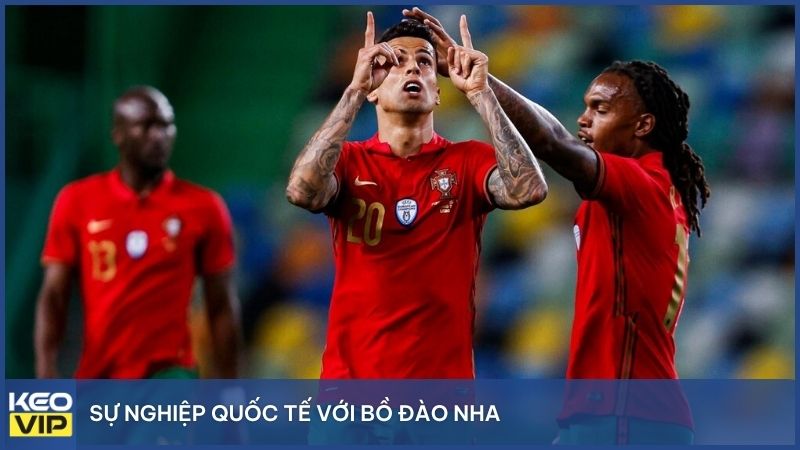 Sự nghiệp quốc tế với Bồ Đào Nha