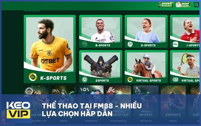 Thể thao tại FM88 - nhiều lựa chọn hấp dẫn